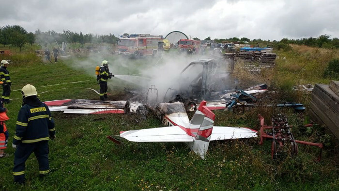 Czech plane crashes in western Slovakia