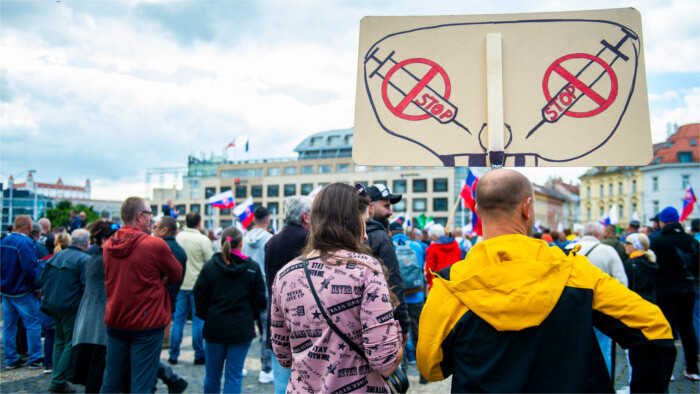 Proteste gegen Regierung und Anti-Corona-Maßnahmen 