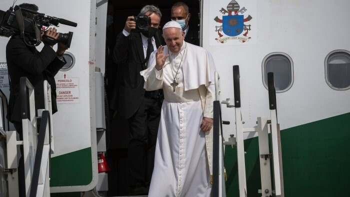 Papst Franziskus beendet Slowakei-Besuch