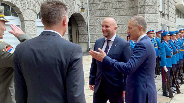 Verteidigungsminister Naď in Belgrad über Kooperation