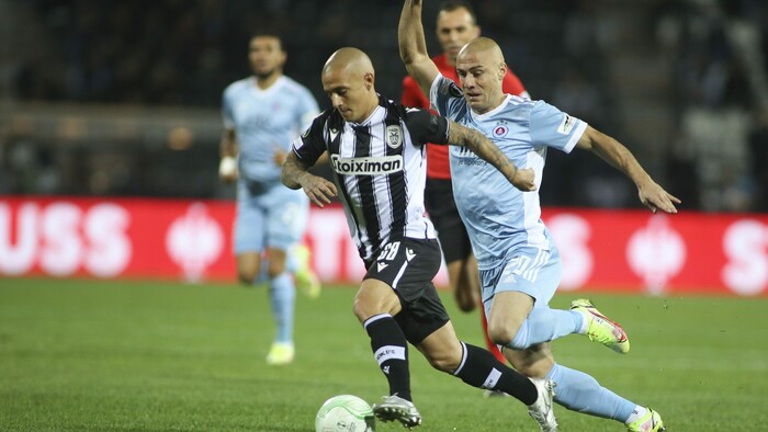 Futbal: PAOK - Slovan 1:1