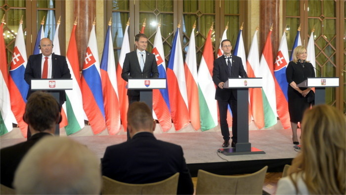 Matovič sa reúne con sus homólogos del V4