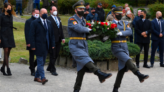 Commémoration de la bataille dite des Carpates et de Dukla