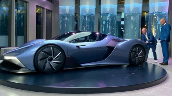 Slowakischer Pavillon auf der Expo präsentiert Wasserstoffauto