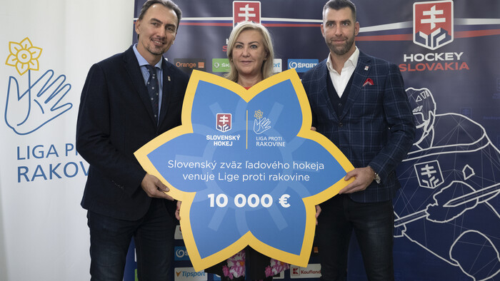Hokejisti podporili Ligu proti rakovine