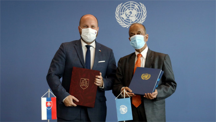 Eslovaquia y la ONU firman dos acuerdos sobre la misión en Chipre