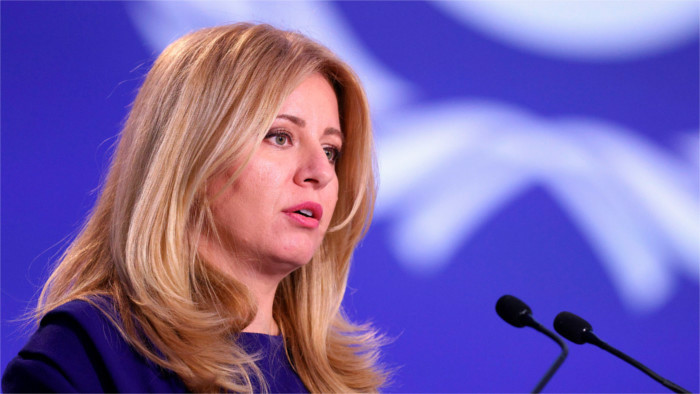 Presidenta eslovaca intervendrá hoy en Conferencia de las Naciones Unidas sobre el Clima