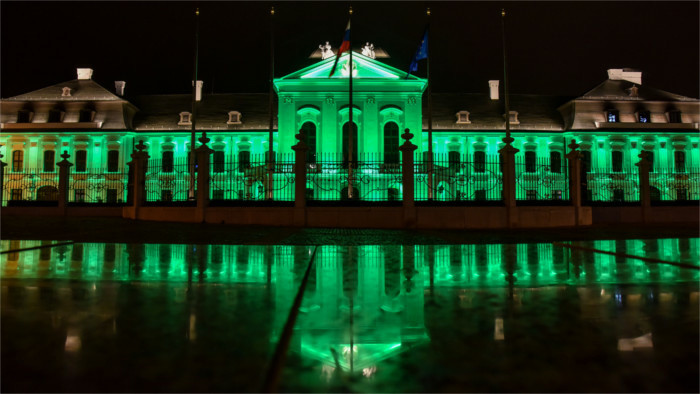 Illumination en vert