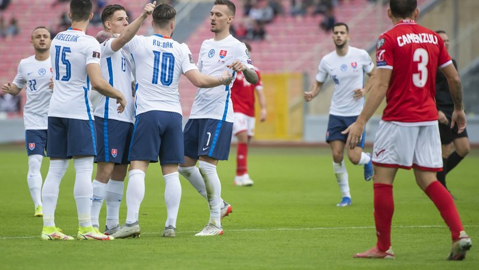 Futbal: Malta - Slovensko 0:6