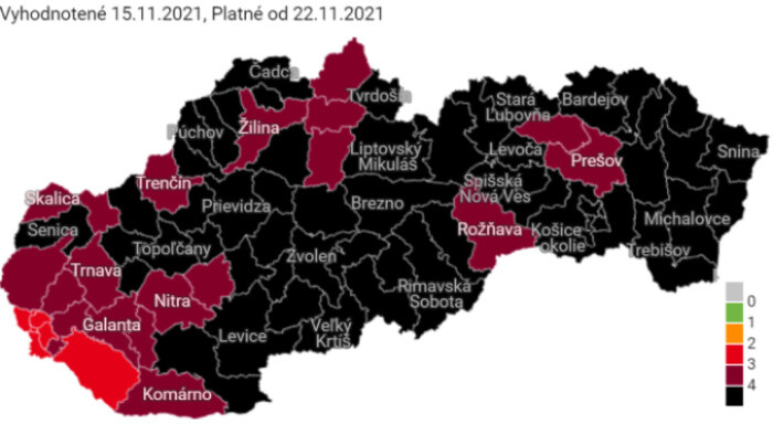54 black districts as of next Monday 