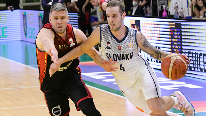 Basketbal: Slovensko - Belgicko 57:83