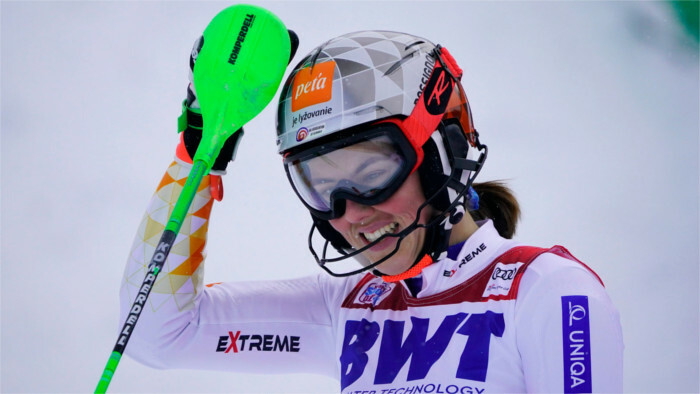 Vlhová segunda en la prueba del fin de semana de la Copa del Mundo de Esquí