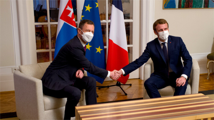 Heger y Macron hablaron de las prioridades de la presidencia de turno de Francia en el Consejo de la UE