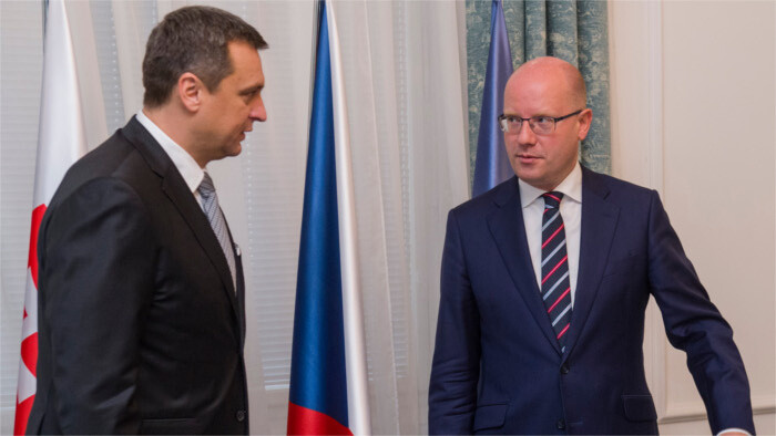 Спикер парламента А.Данко в Праге