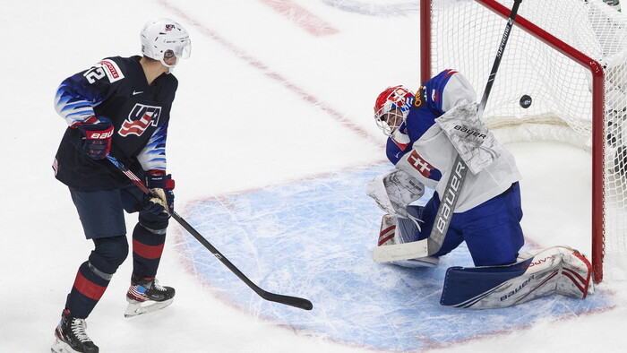 Hokej: Slovensko - USA 2:3