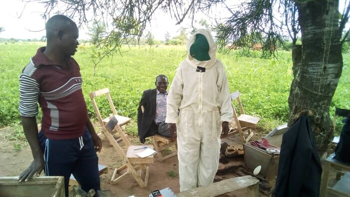 Bee Keeping Harvesting Gear at Divine Youth.jpg