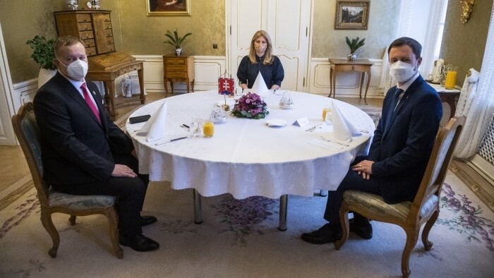 Встреча президента с премьером и спикером парламента 