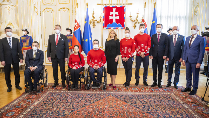 Olympionici a paralympionici u prezidentky