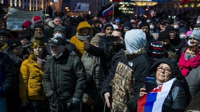 В Братиславе протестовали против правительства