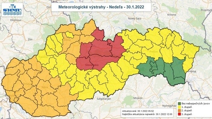 Meteorologen warnen vor Orkan und Schneeverwehungen in der Slowakei
