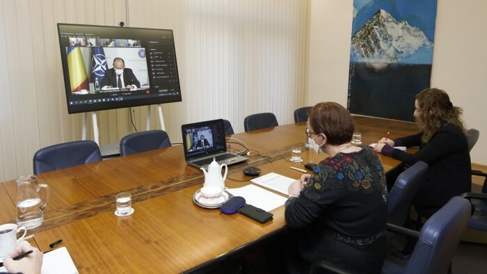 Госсекретарь МИДа СР И. Броцкова выступила на Онлайн-конференции Бухарестской девятки