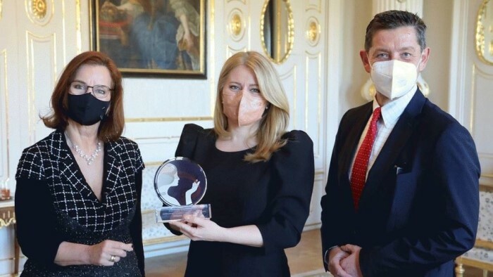 Slowakische Präsidentin Čaputová mit Jura-Preis ausgezeichnet