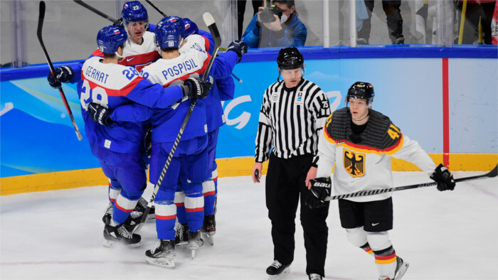 Eslovaquia estará en cuartos de final del hockey sobre hielo olímpico