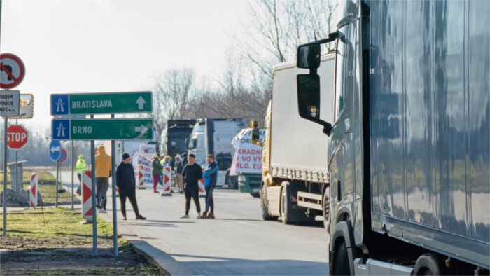 La huelga de los transportistas se está desplazando de la capital hacia algunos pasos fronterizos