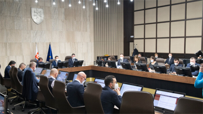 Réunion du gouvernement slovaque