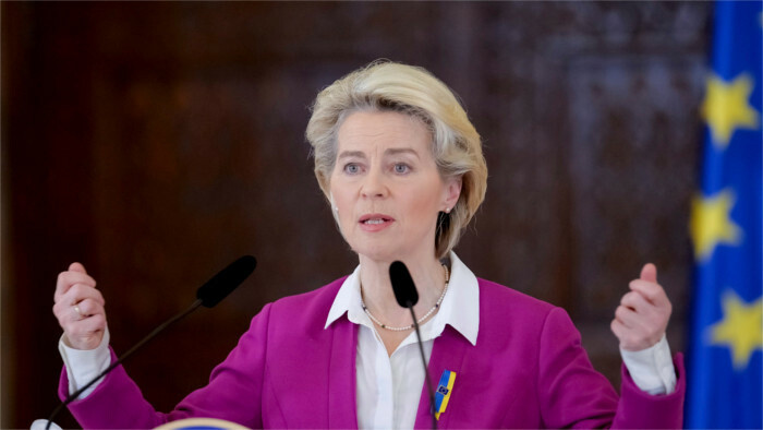 Ursula von der Leyen llega a Eslovaquia