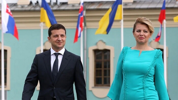 Präsidentin Čaputová telefonierte mit ihrem Amtskollegen Selenskyj
