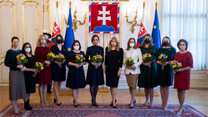 Čaputová se reunirá hoy con mujeres que representan ONGs y partidos políticos