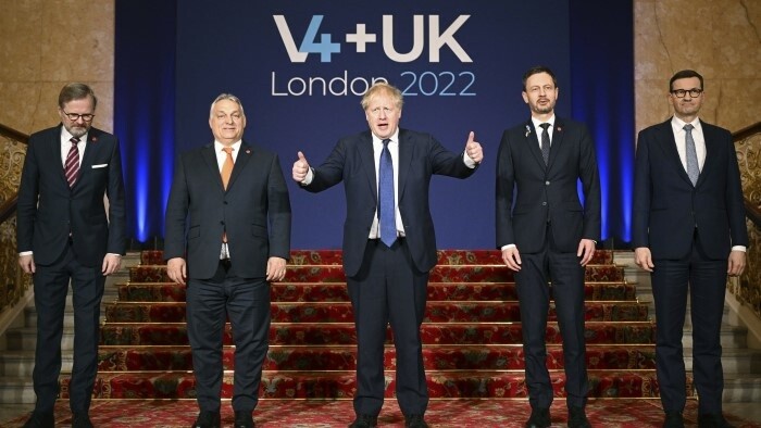 Gipfel der Visegrád-Länder und Großbritanniens