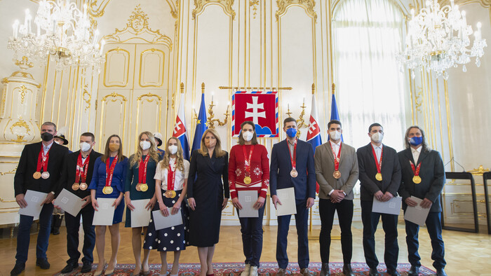 Olympionici a paralympionici v prezidentskom paláci