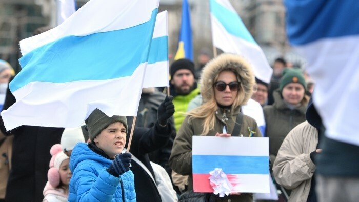 Проживающие в Словакии россияне протестовали против войны на Украине