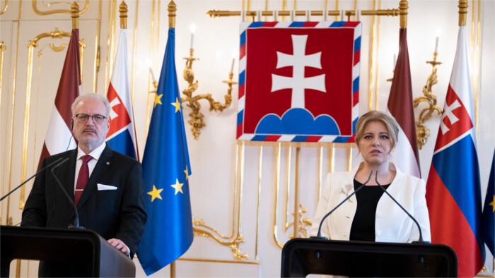 Le Président letton arrivera en Slovaquie