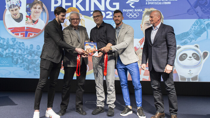 Krst pamätnice k olympiáde v Pekingu