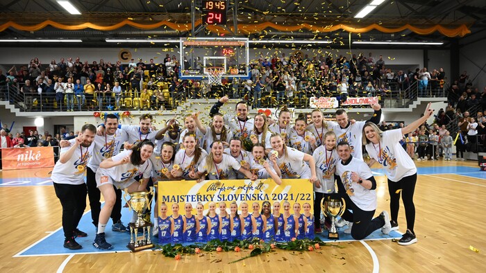Basketbal: Piešťanské Čajky získali prvý extraligový titul v histórii