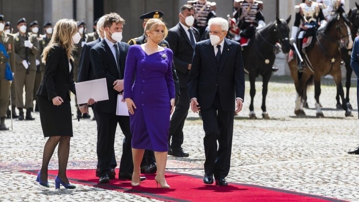 President Caputova in Italy discusses independence from Russian gas