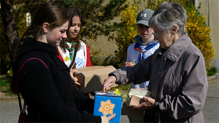 Zuzana Čaputová soutient la Journée des jonquilles