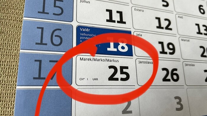Skloňovanie mena Marek