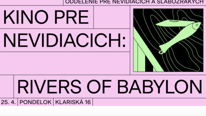 Kino pre nevidiacich – Rivers of Babylon v Mestskej knižnici v Bratislave
