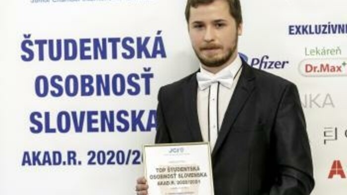 Klavirista Ladislav Palkovič sa stal Študentskou osobnosťou roka