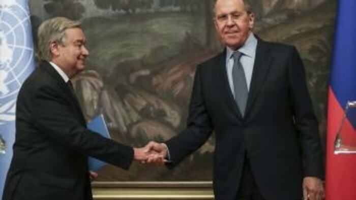 António Guterres v Moskve