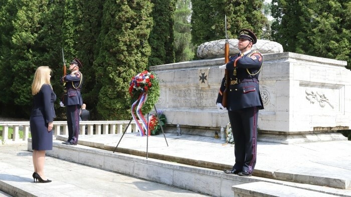 President Caputova Commemorates End of WWII 