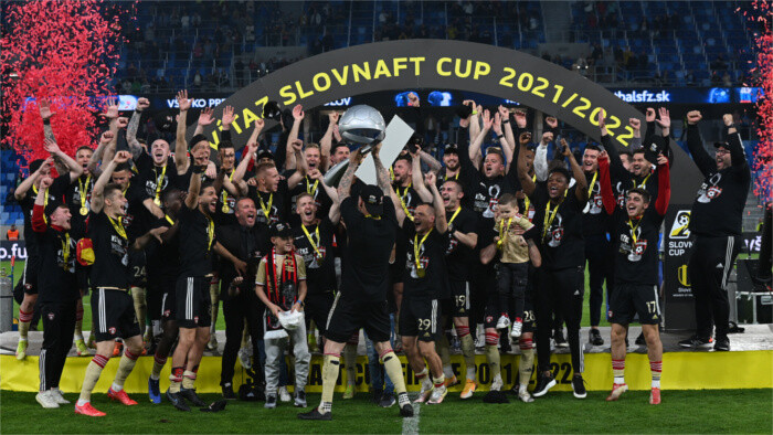 Spartak de Trnava, campeón de la Copa de Eslovaquia de fútbol
