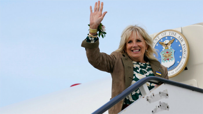 Finalizó la visita de trabajo de Jill Biden a Eslovaquia