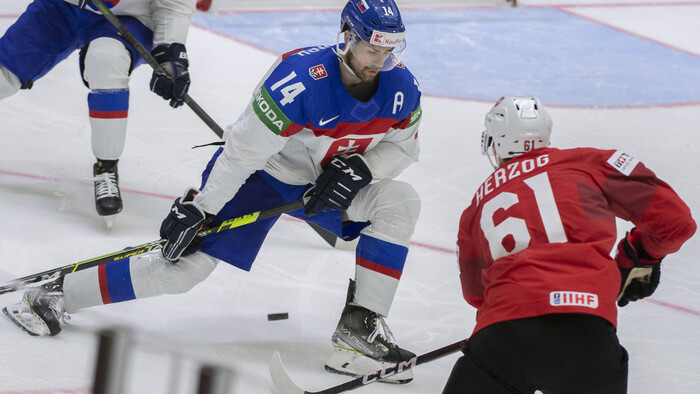 Hokej: Švajčiarsko - Slovensko 5:3