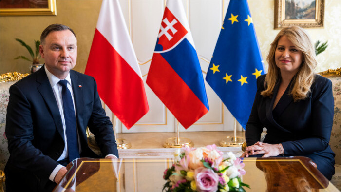 El presidente polaco de visita en Eslovaquia