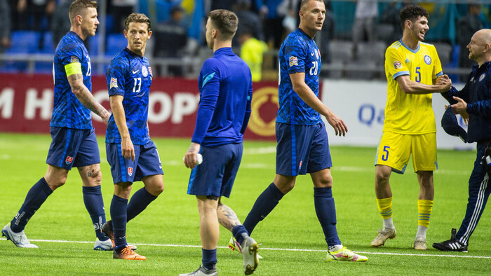 Futbal: Kazachstan - Slovensko 2:1 (aktualizované)